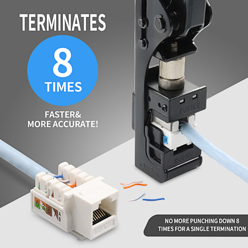 RJ45 Keystone Jack Punch Down Speed Termination Tool for 90 degree PX-T-FN