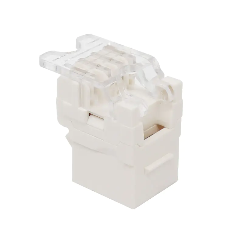 What factors should be considered when selecting an RJ45 network keystone jack for different types of networks？